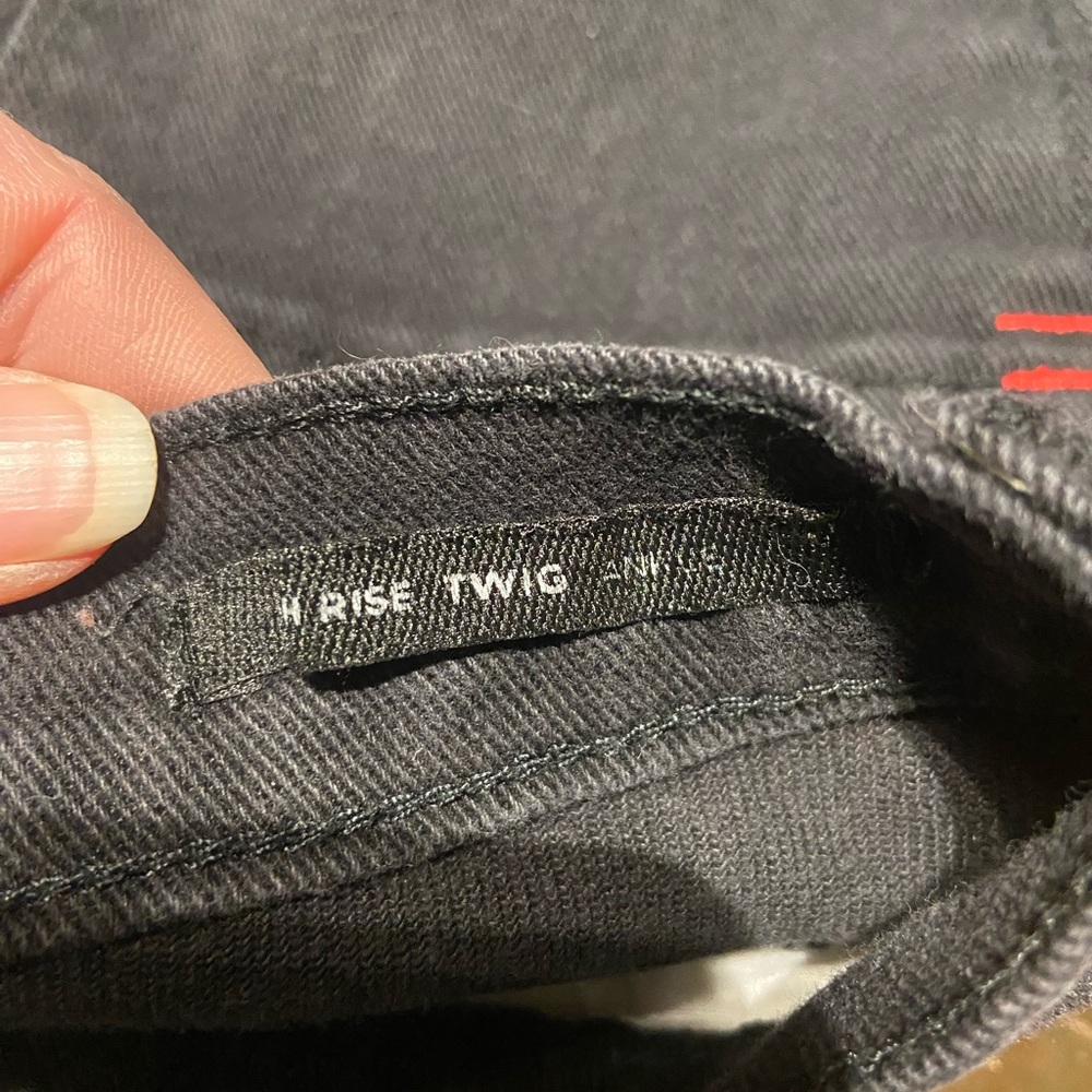 BDG High Rise Twig Pattern Skinny Jean - Picture 6 of 6